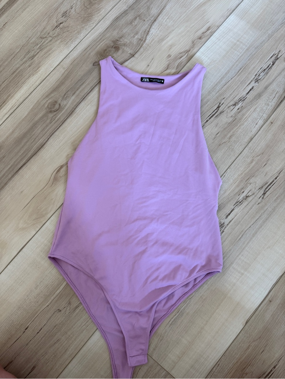 Zara High-Neck Sleeveless Bodysuit